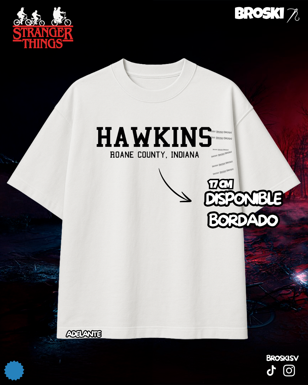 STRANGER THINGS BORDADO