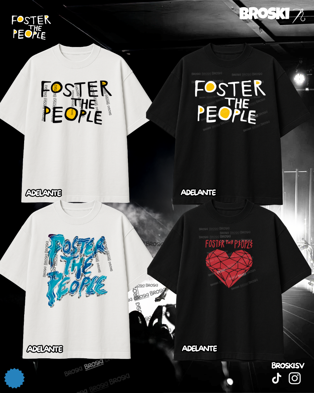 FOSTER THE PEOPLE ESTAMPADO