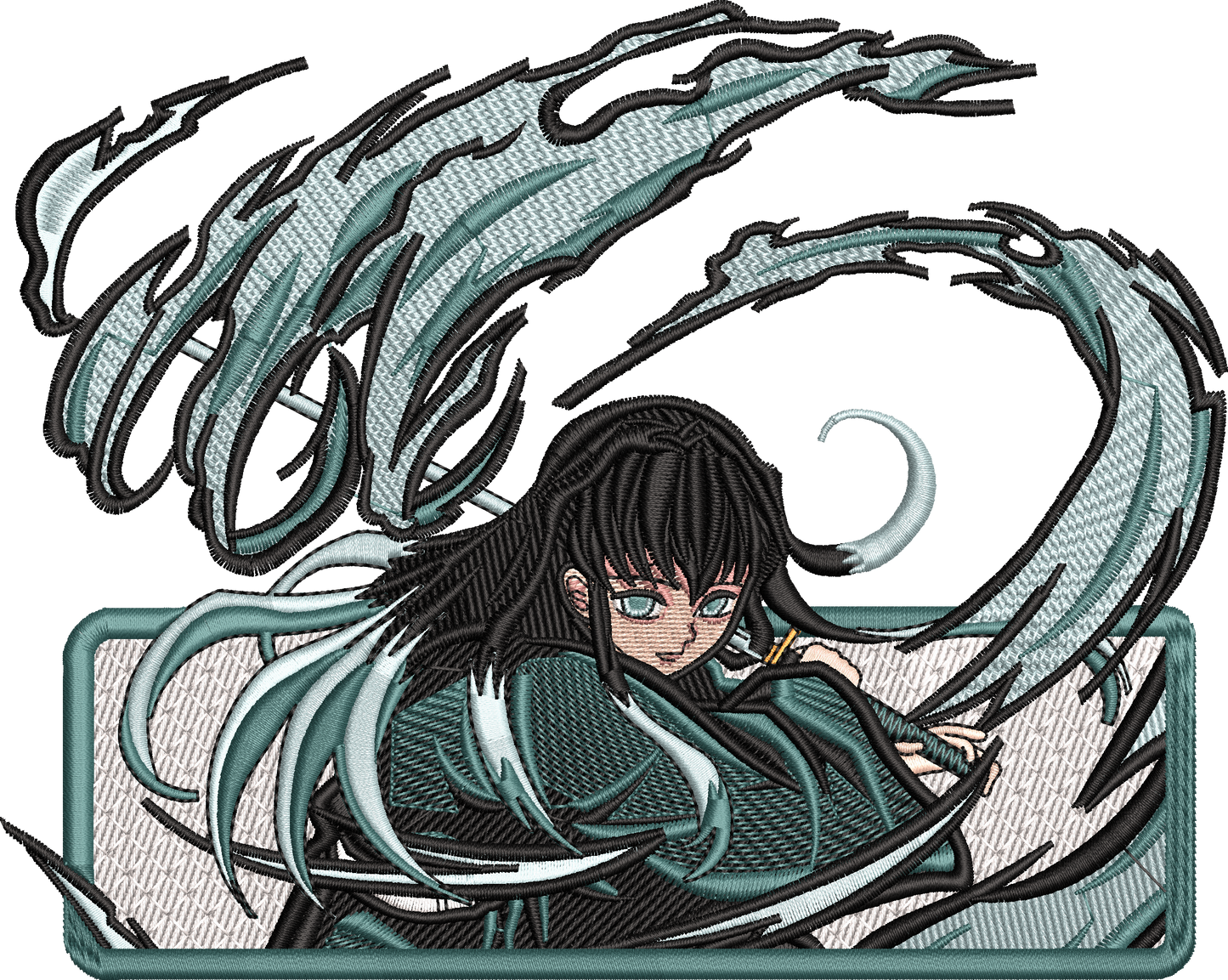 CAMISA BORDADA DEMON SLAYER