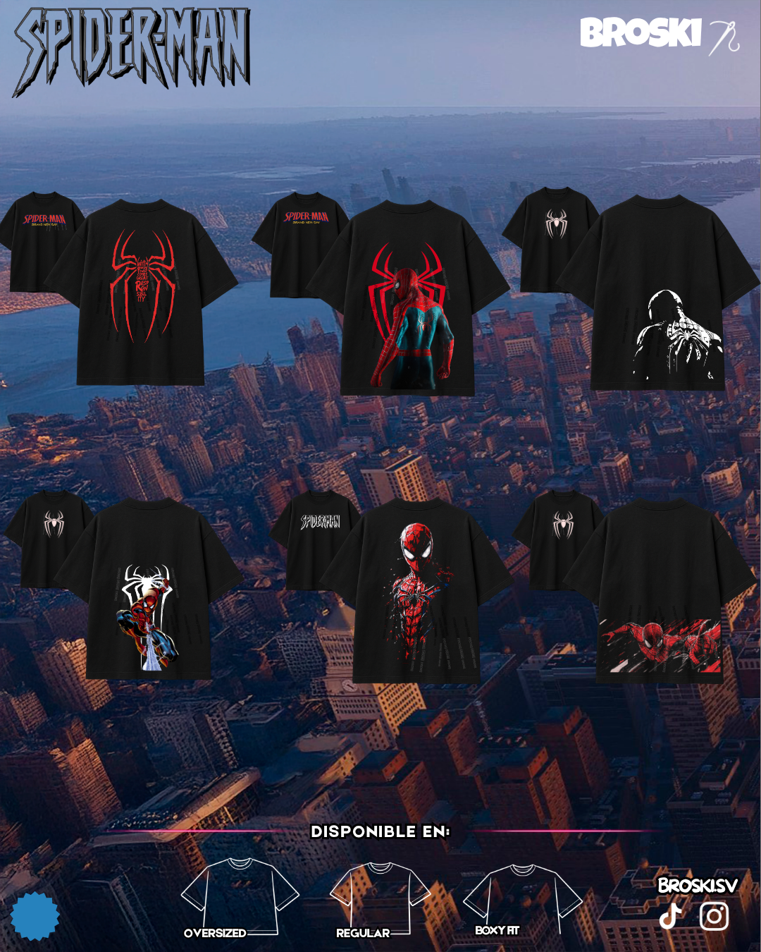 SPIDERMAN ESTAMPADO