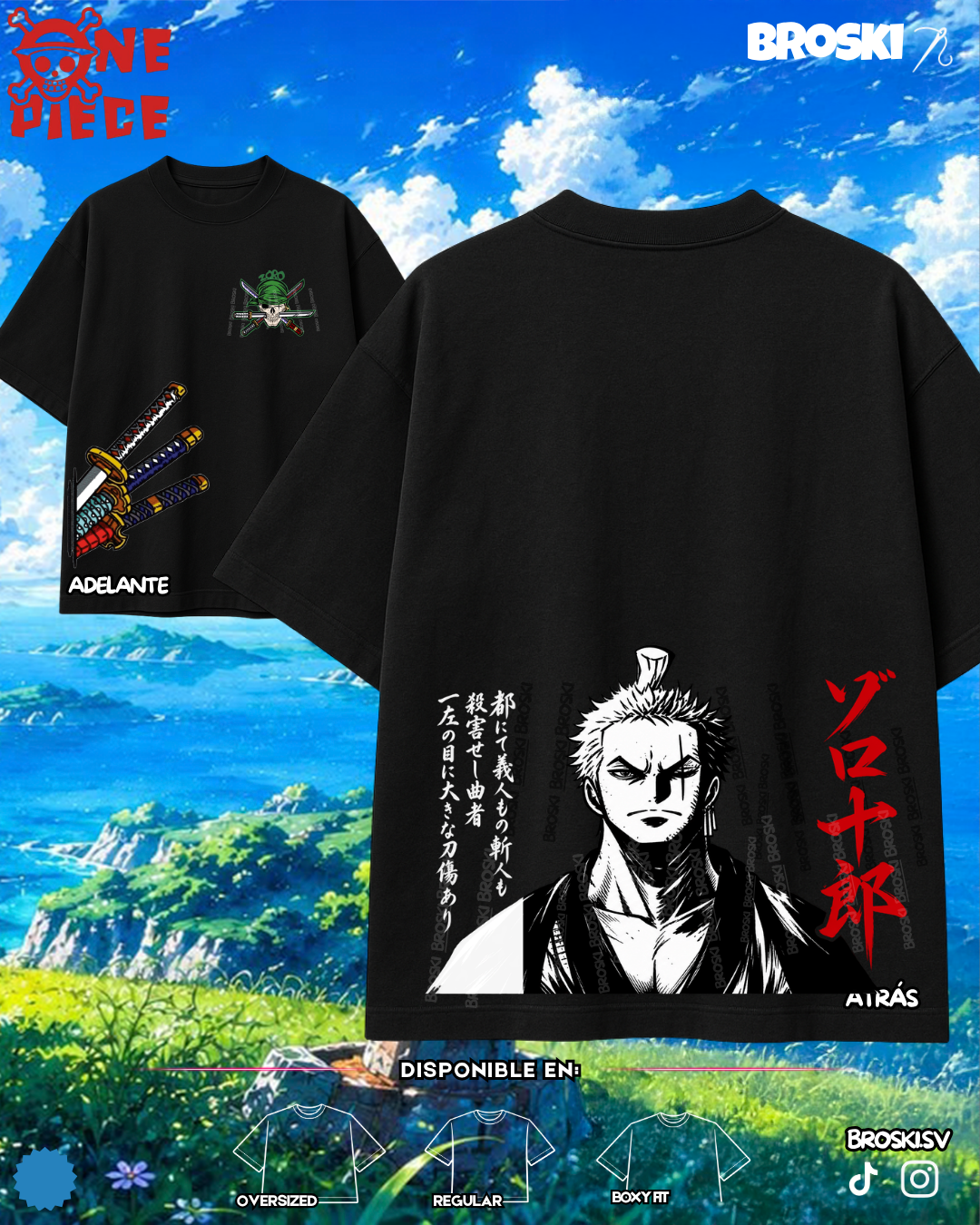 ONE PIECE ESTAMPADO