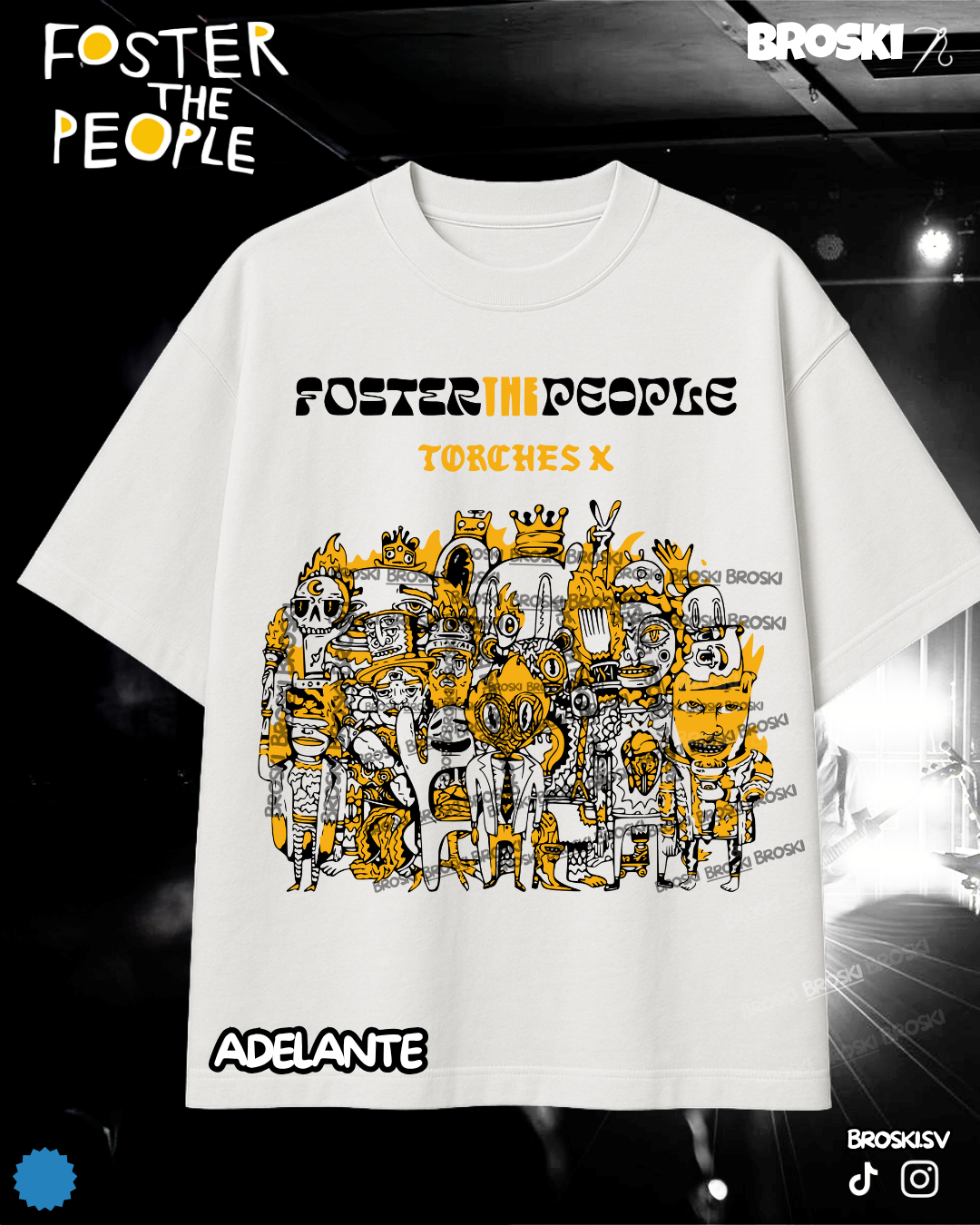 FOSTER THE PEOPLE ESTAMPADO