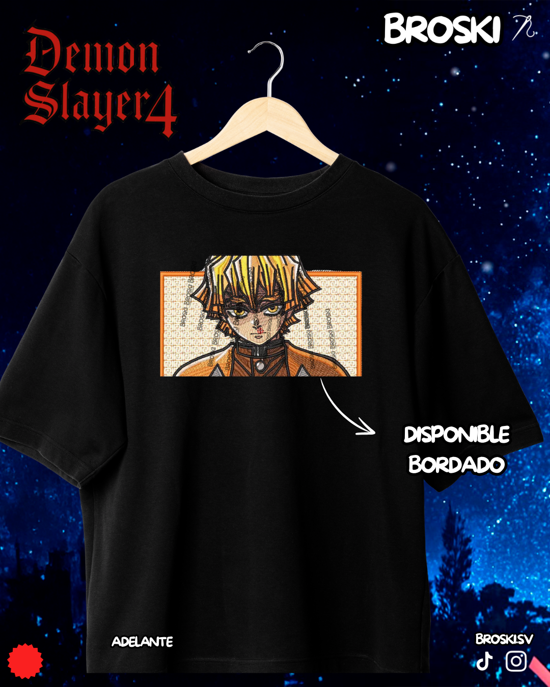 DEMON SLAYER DROP 4 BORDADO