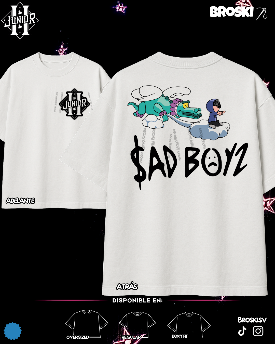 JUNIOR H DROP ESTAMPADO
