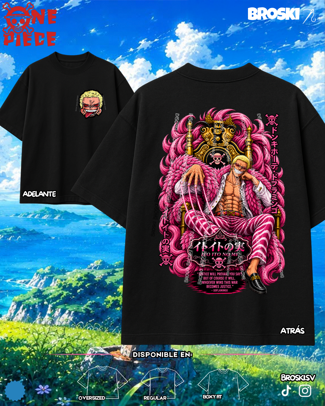 ONE PIECE ESTAMPADO