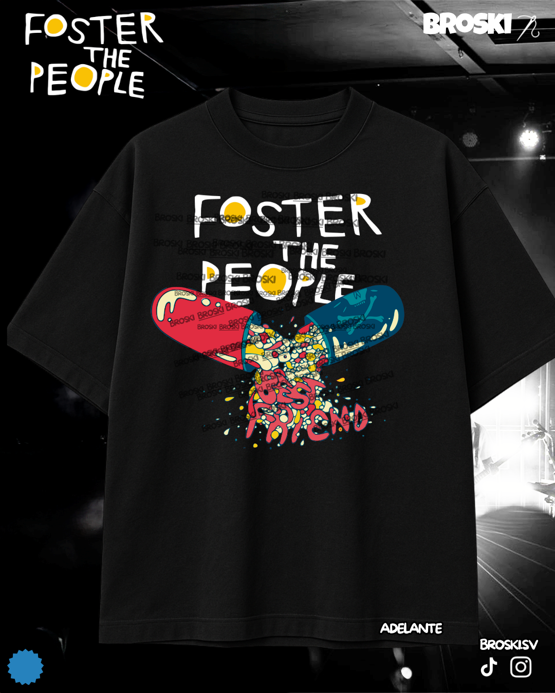FOSTER THE PEOPLE ESTAMPADO