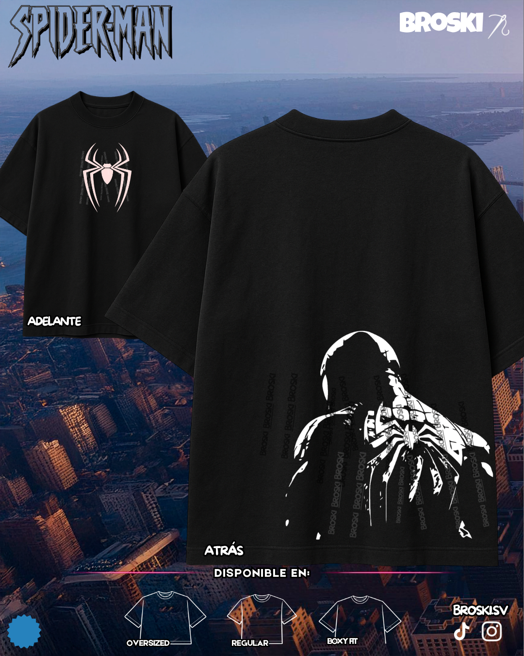 SPIDERMAN ESTAMPADO