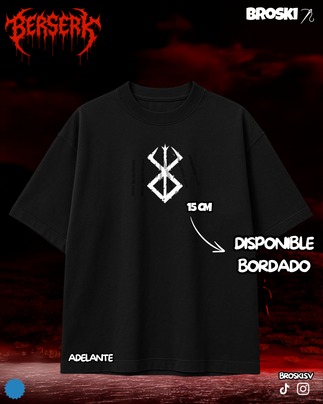 BERSERK 3 BORDADO
