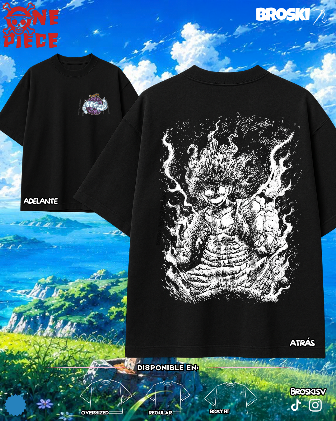 ONE PIECE ESTAMPADO