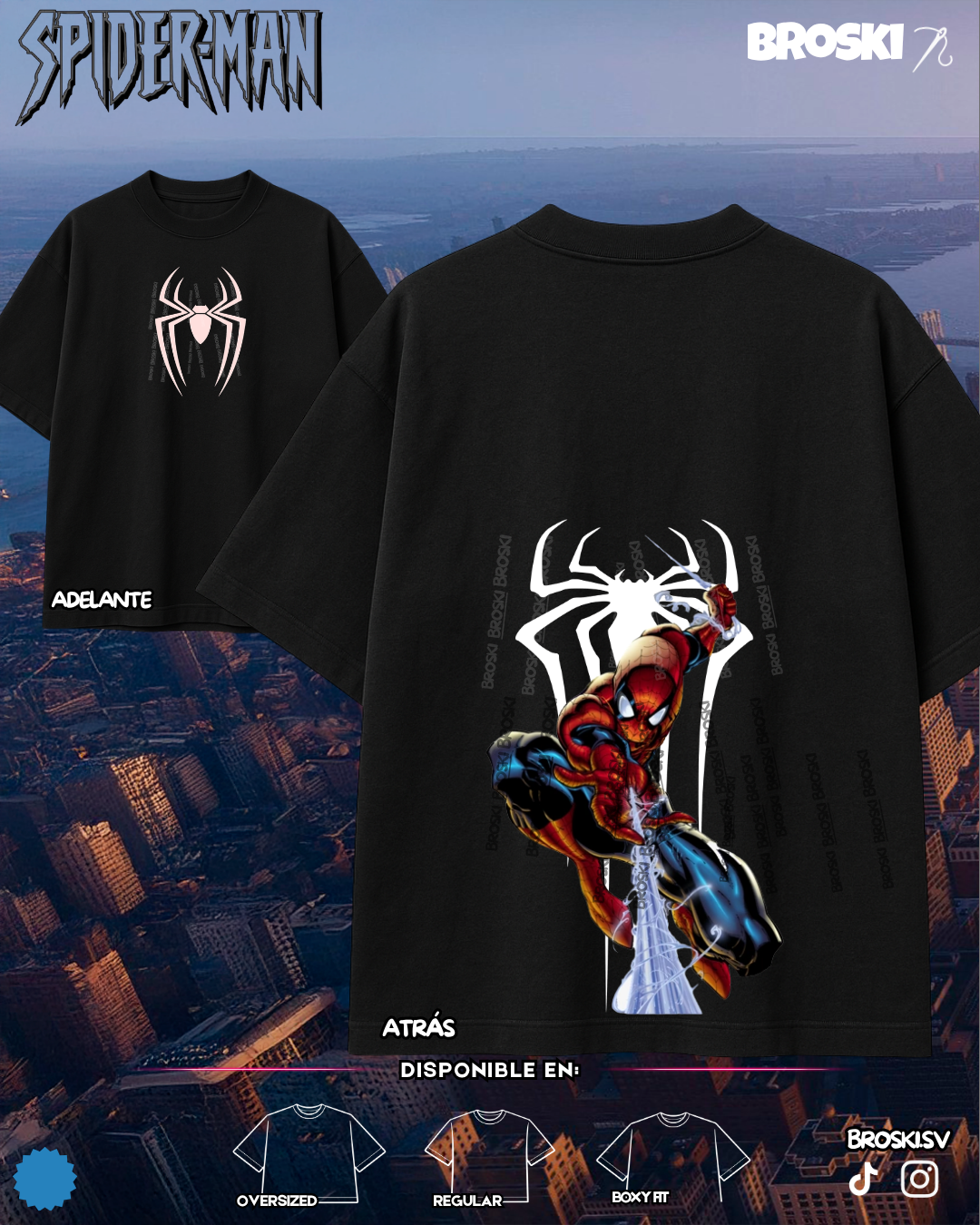 SPIDERMAN ESTAMPADO