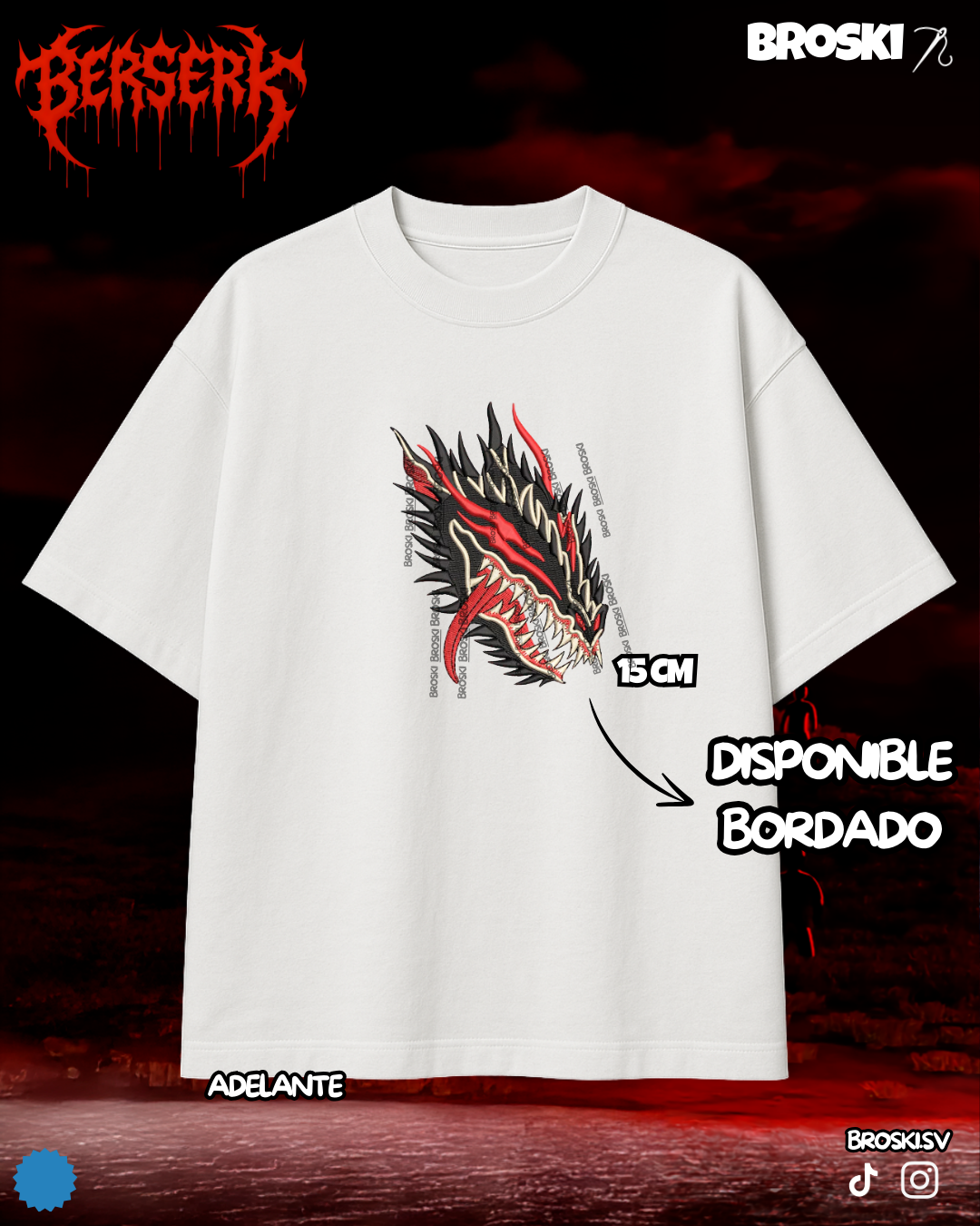 BERSERK 3 BORDADO