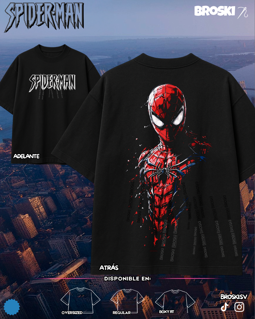 SPIDERMAN ESTAMPADO