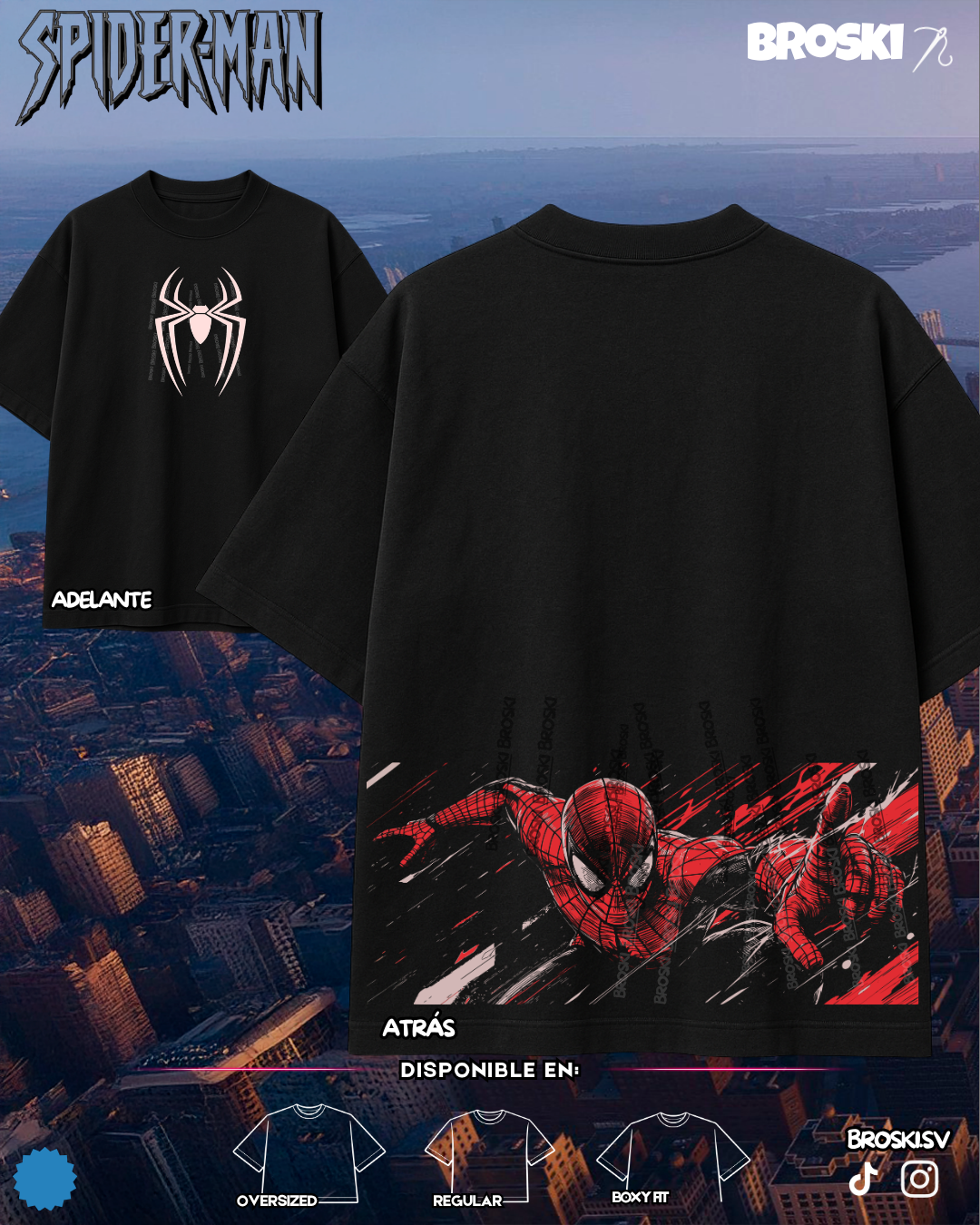 SPIDERMAN ESTAMPADO