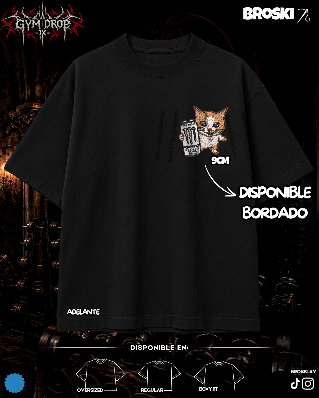 GYM DROP 9 BORDADO