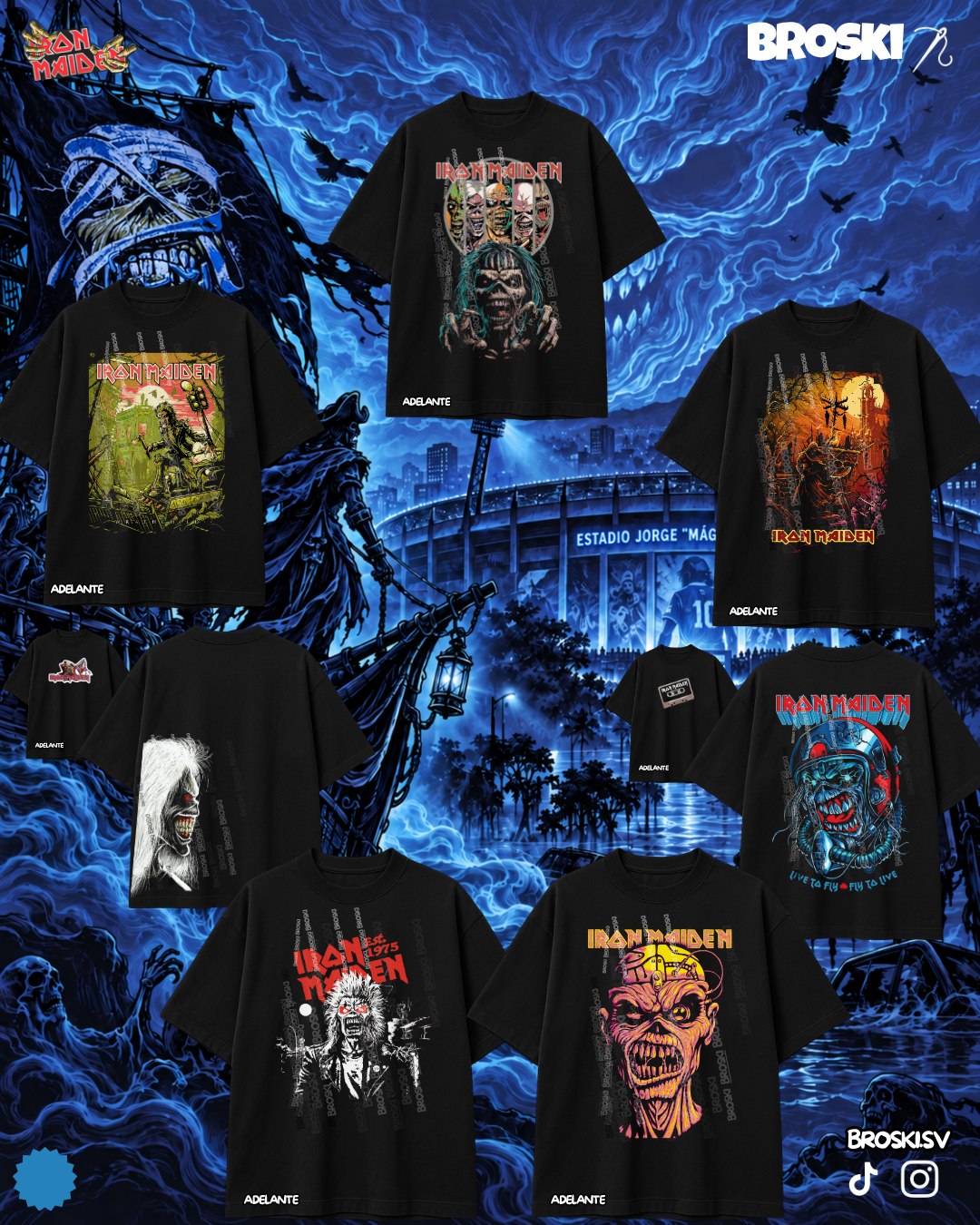 IRON MAIDEN ESTAMPADO