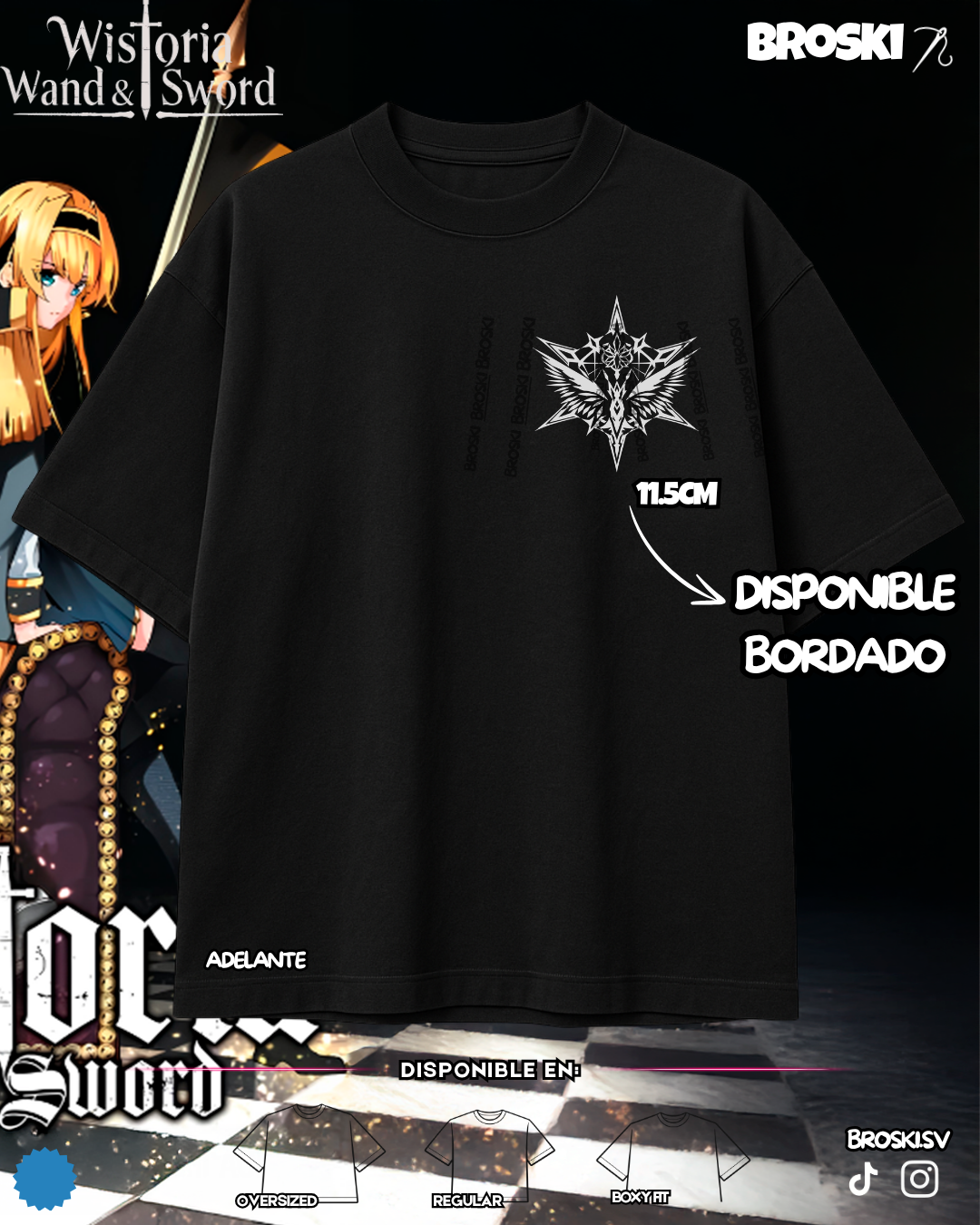 WISTORIA WAND AND SWORD BORDADO