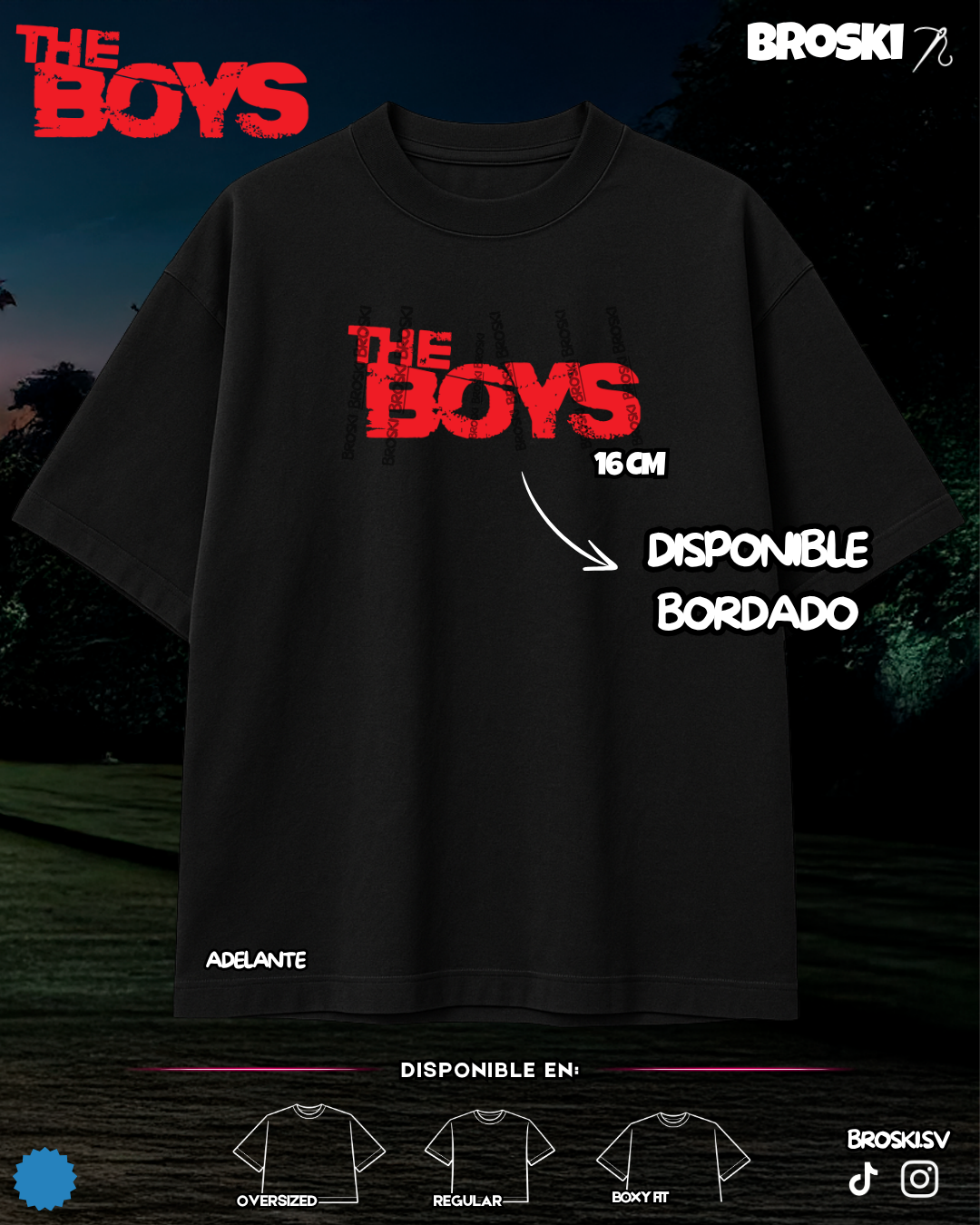 THE BOYS BORDADO