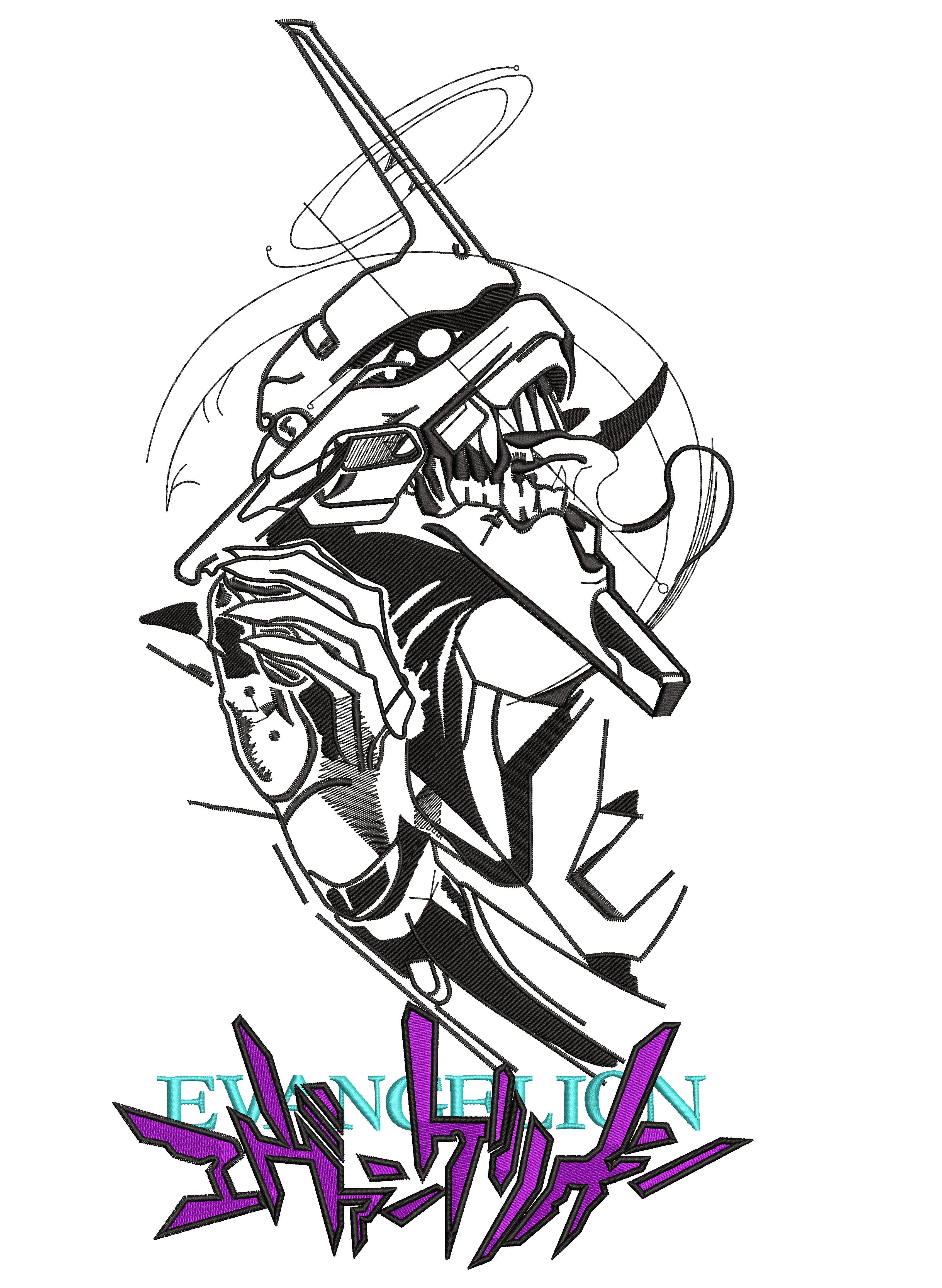 EVANGELION BORDADO