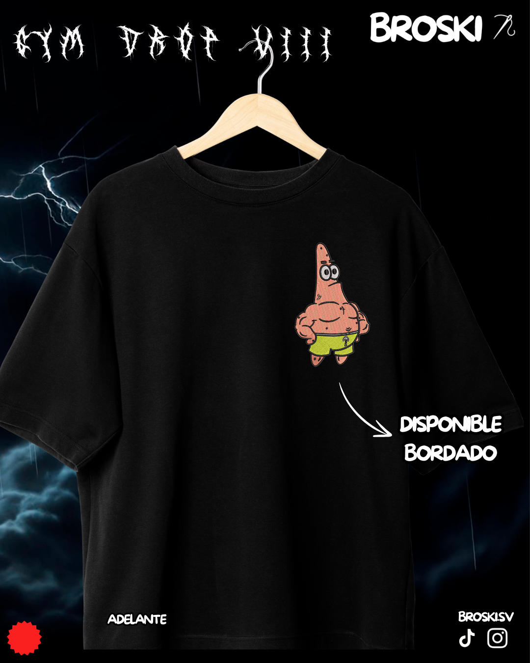 GYM DROP 8 BORDADO