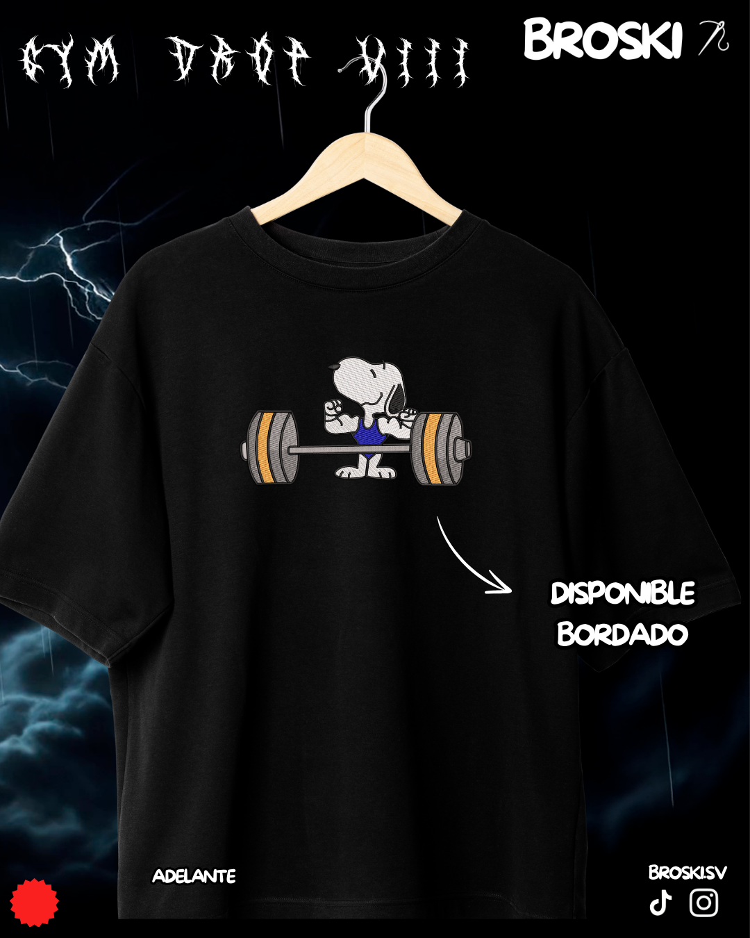 GYM DROP 8 BORDADO