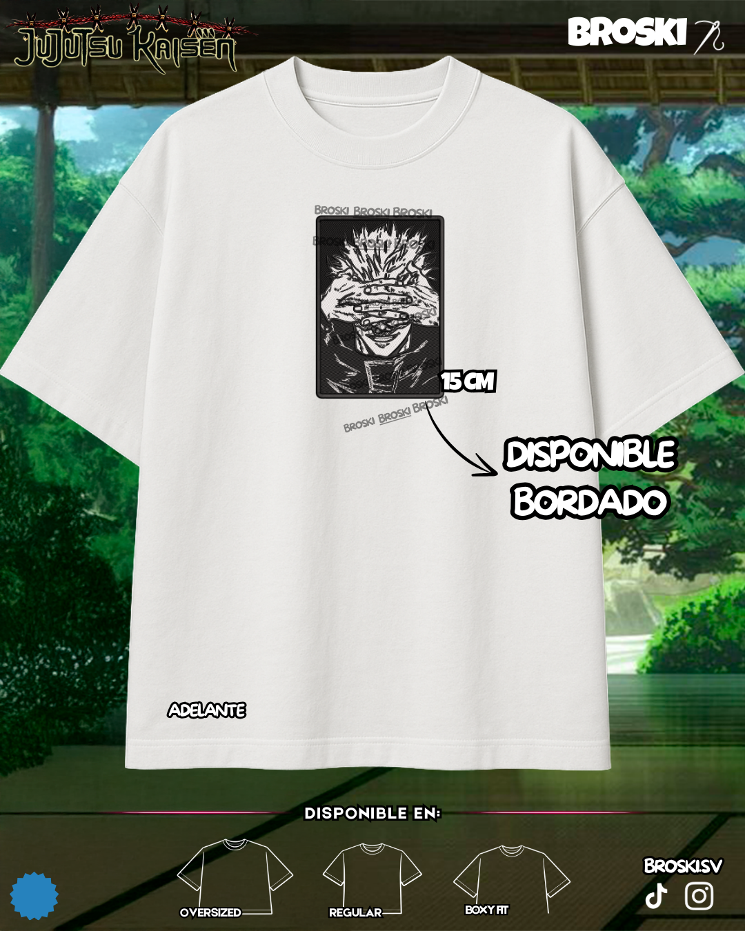 JUJUTSU KAISEN BORDADO