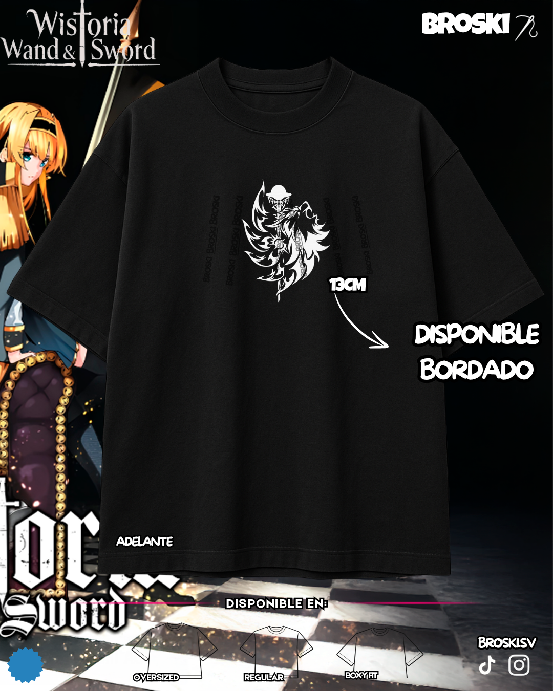 WISTORIA WAND AND SWORD BORDADO