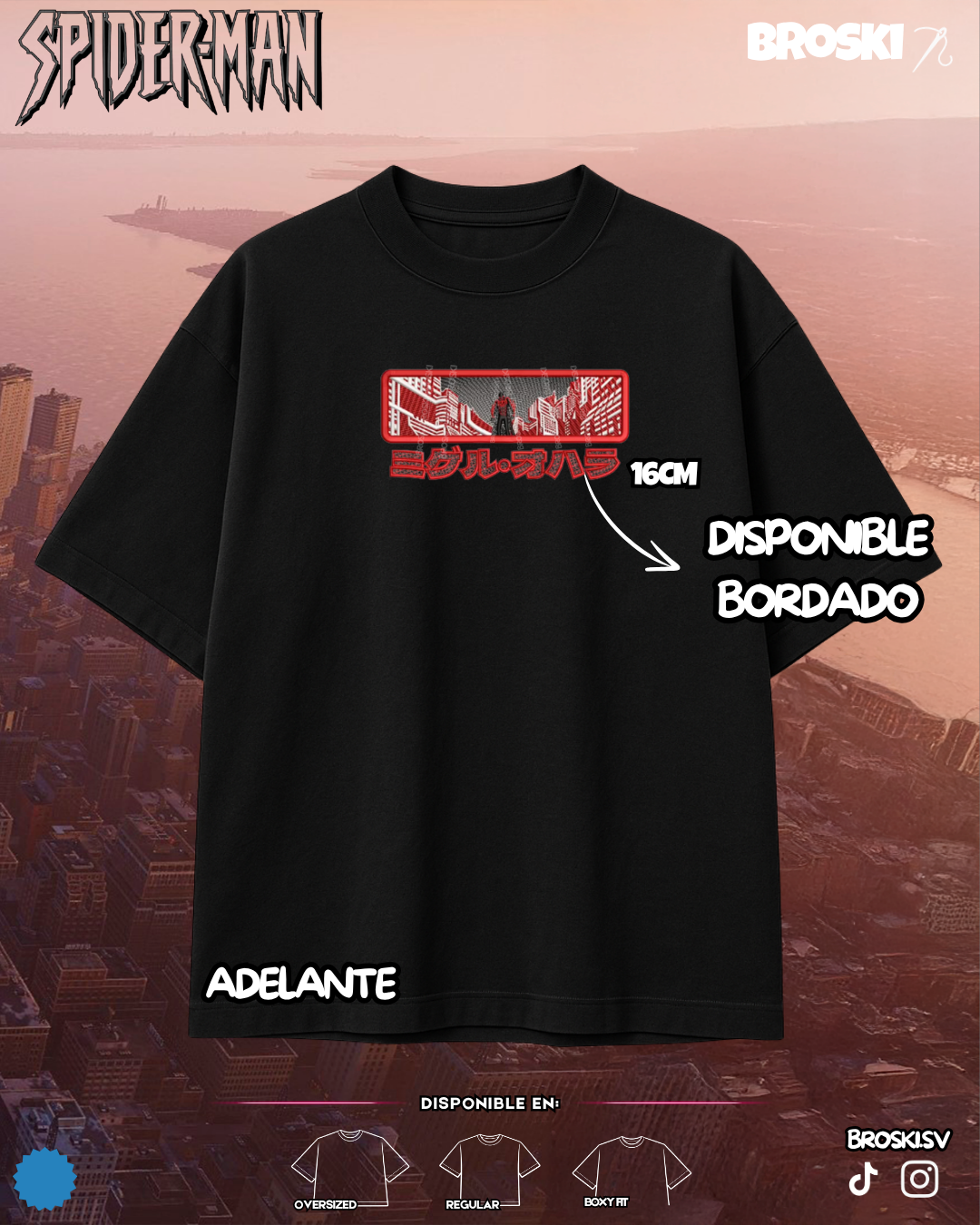 SPIDERMAN 1 BORDADO