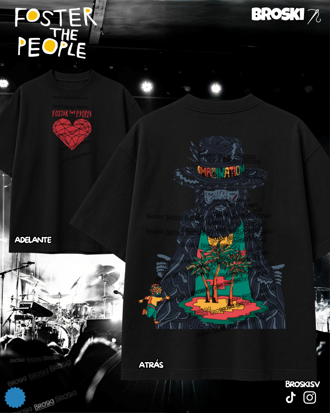 FOSTER THE PEOPLE ESTAMPADO