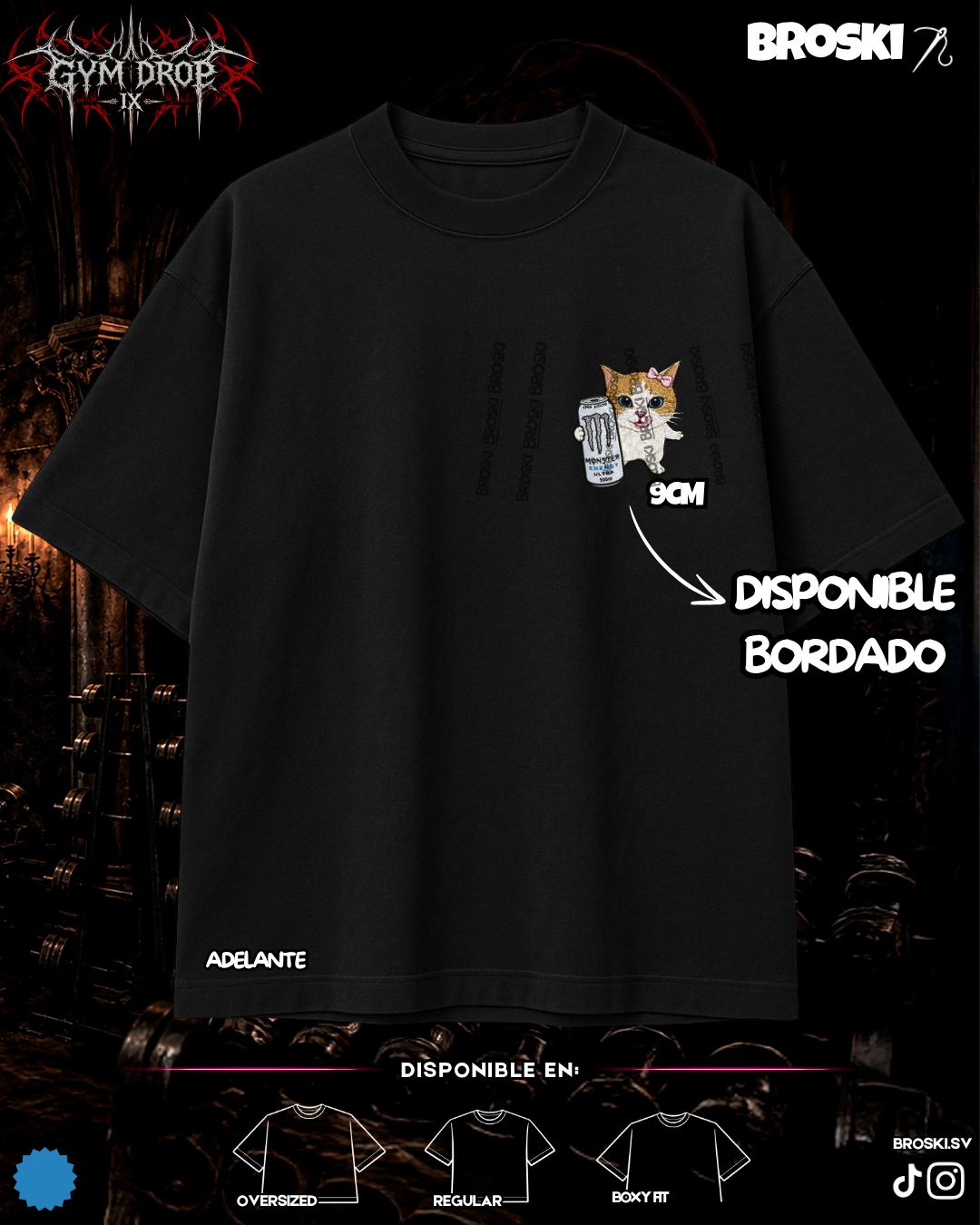 GYM DROP 9 BORDADO
