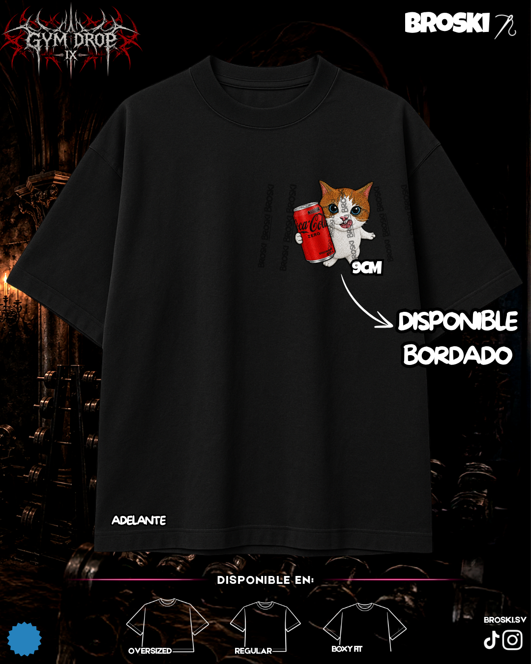 GYM DROP 9 BORDADO