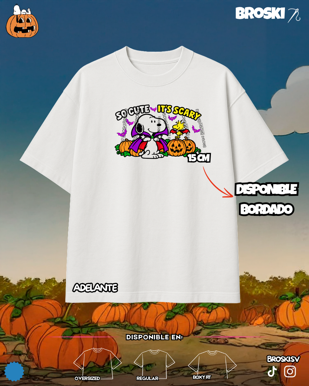 SNOOPY BORDADO