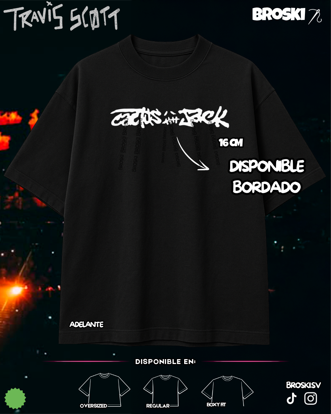 TRAVIS SCOTT II BORDADO