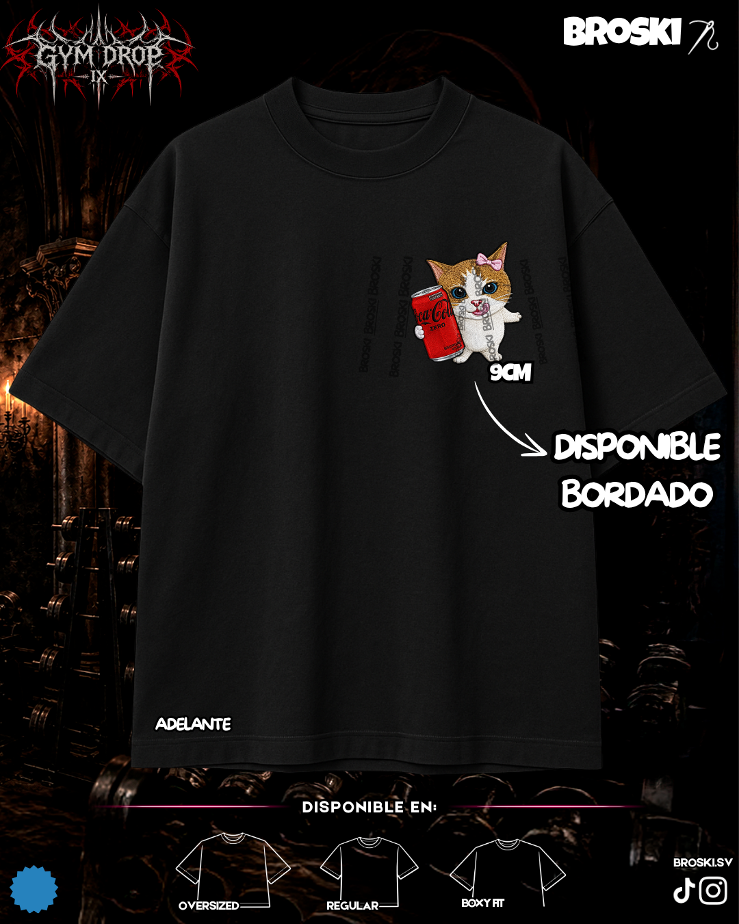 GYM DROP 9 BORDADO
