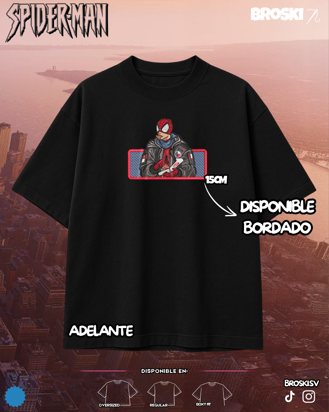 SPIDERMAN 1 BORDADO