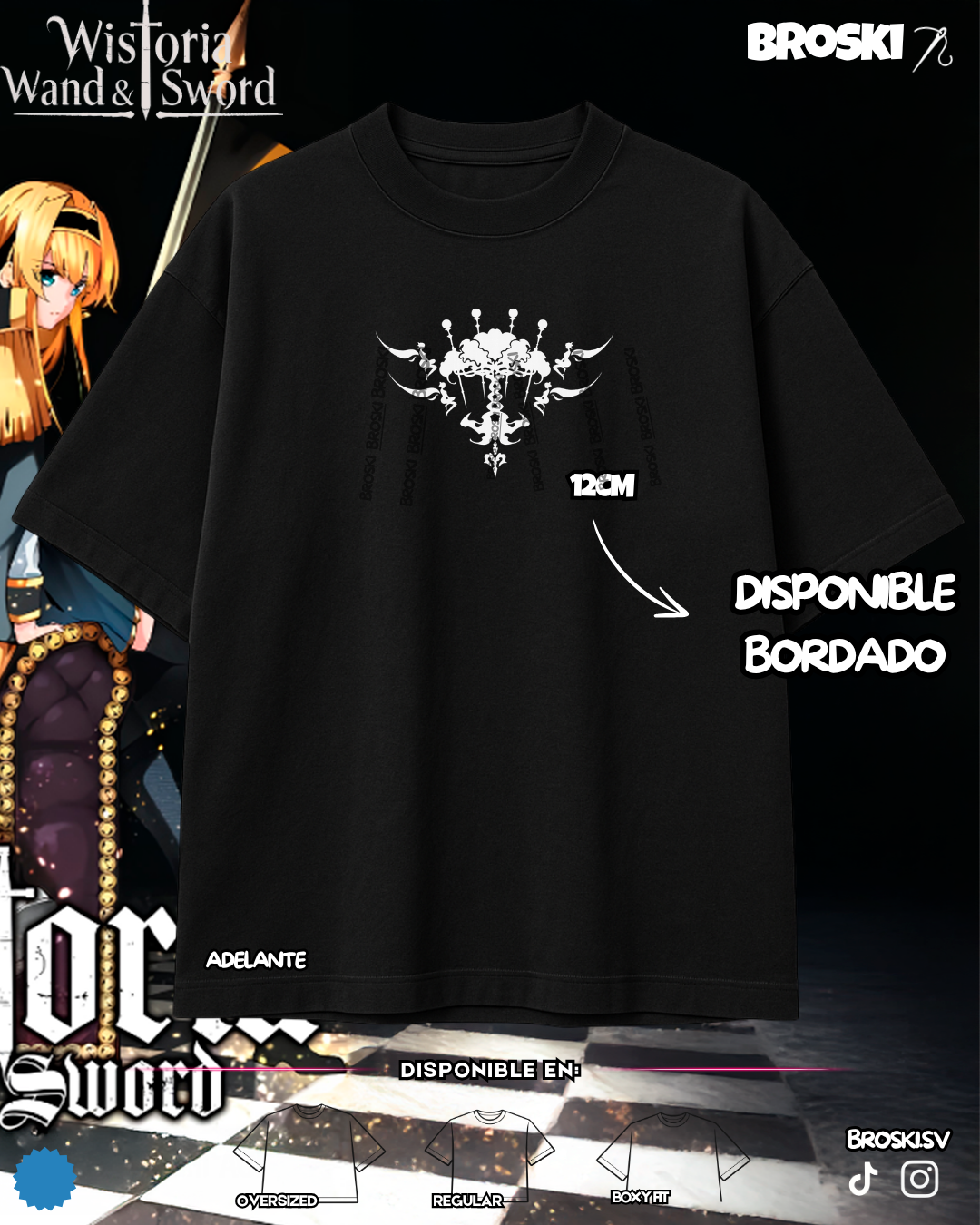 WISTORIA WAND AND SWORD BORDADO