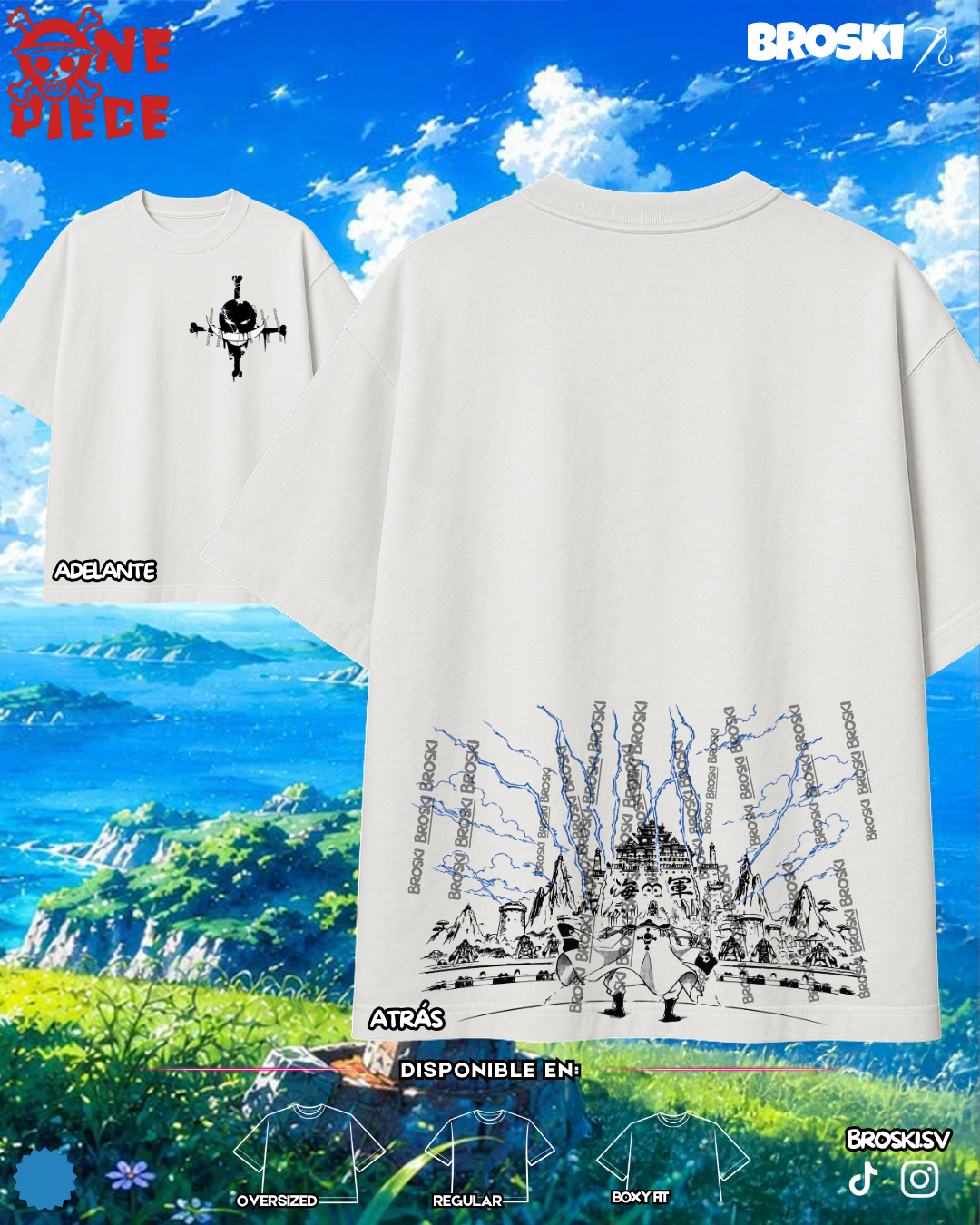 ONE PIECE ESTAMPADO
