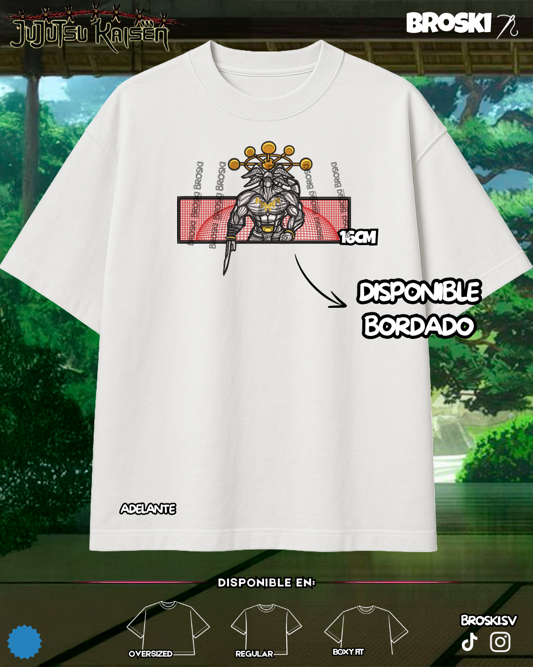 JUJUTSU KAISEN BORDADO