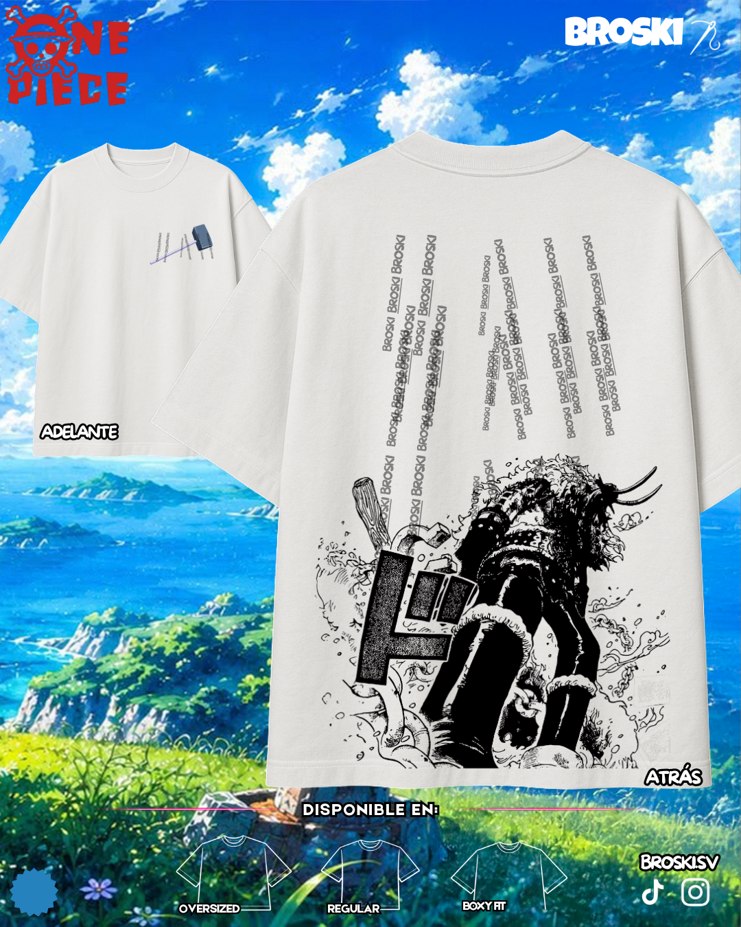 ONE PIECE ESTAMPADO