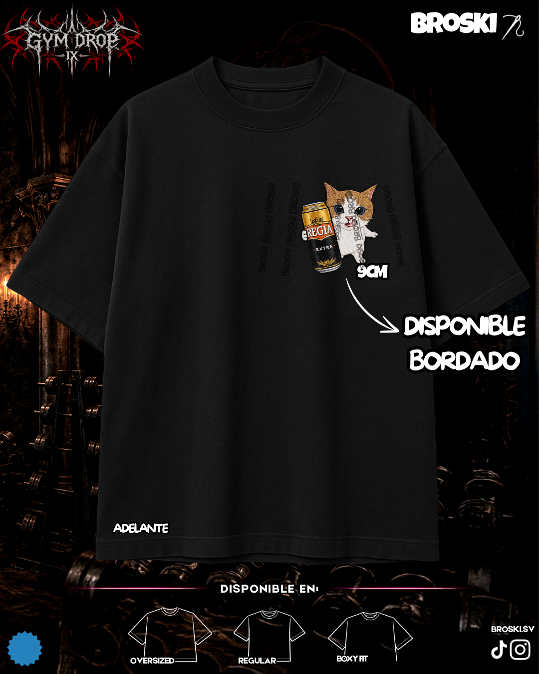 GYM DROP 9 BORDADO