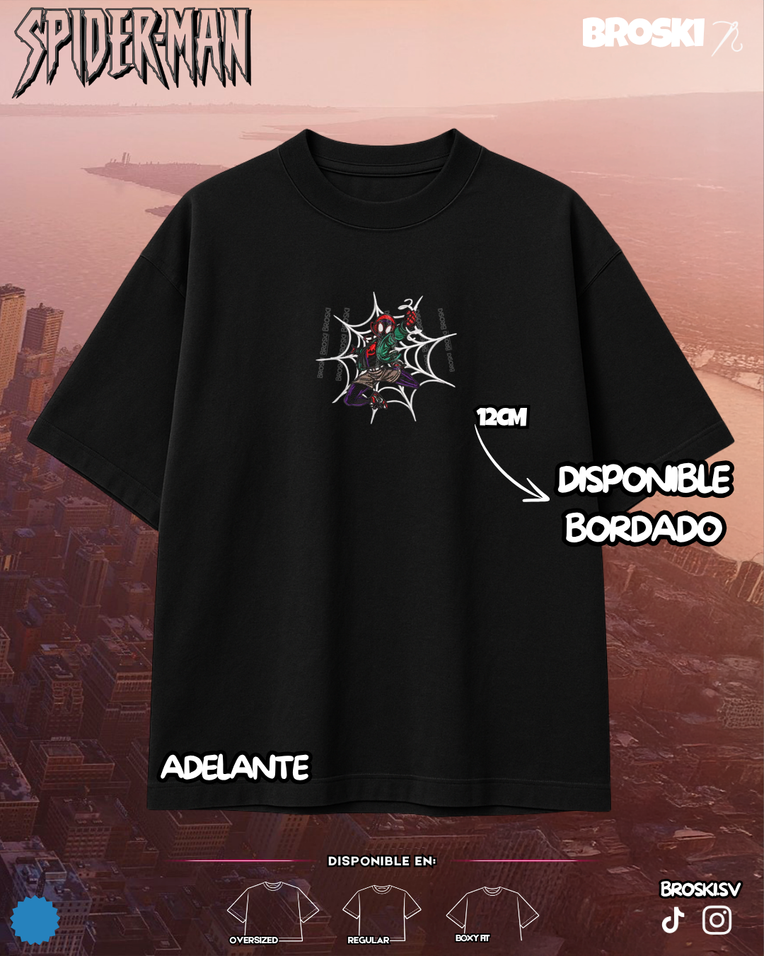 SPIDERMAN 1 BORDADO