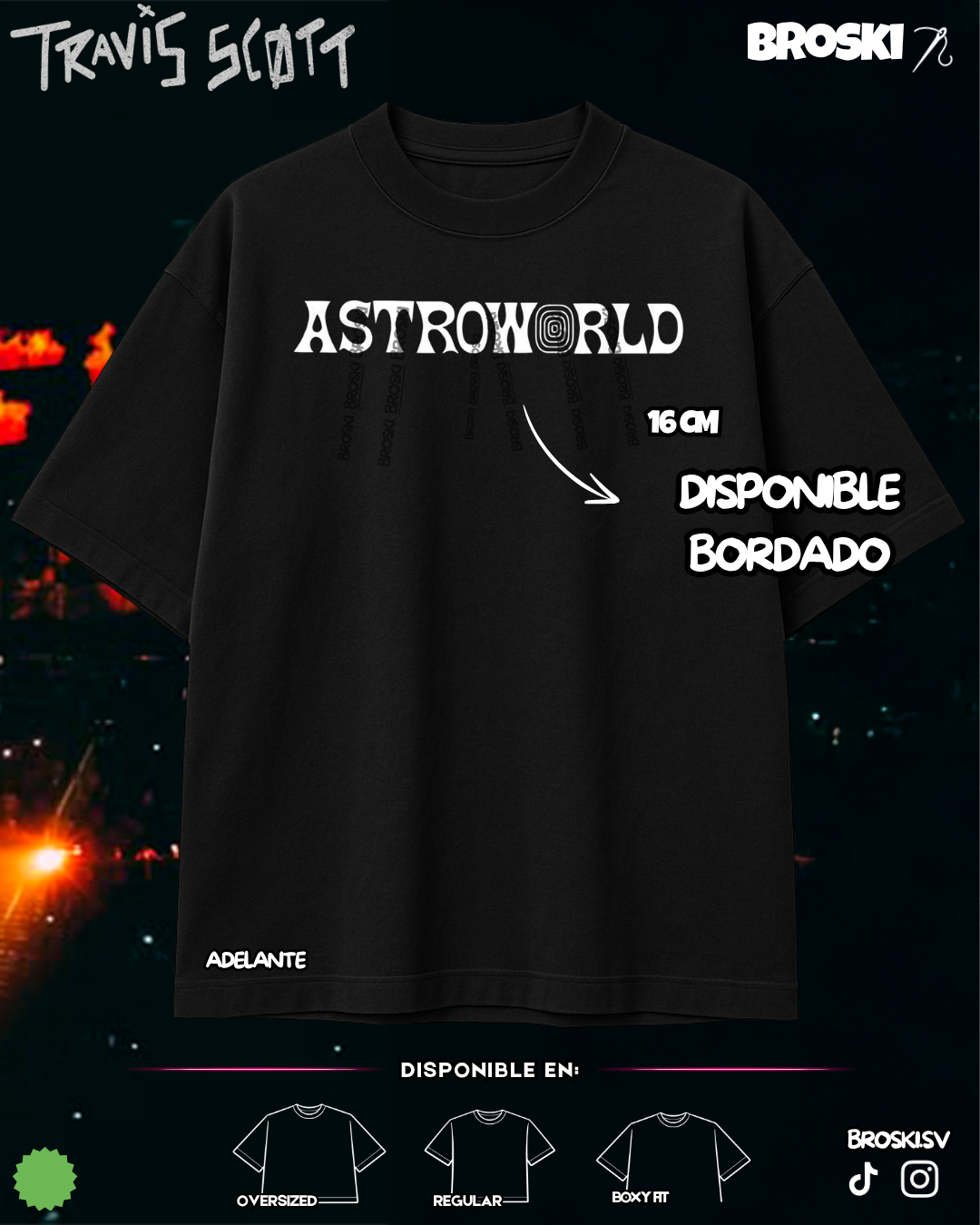 TRAVIS SCOTT II BORDADO