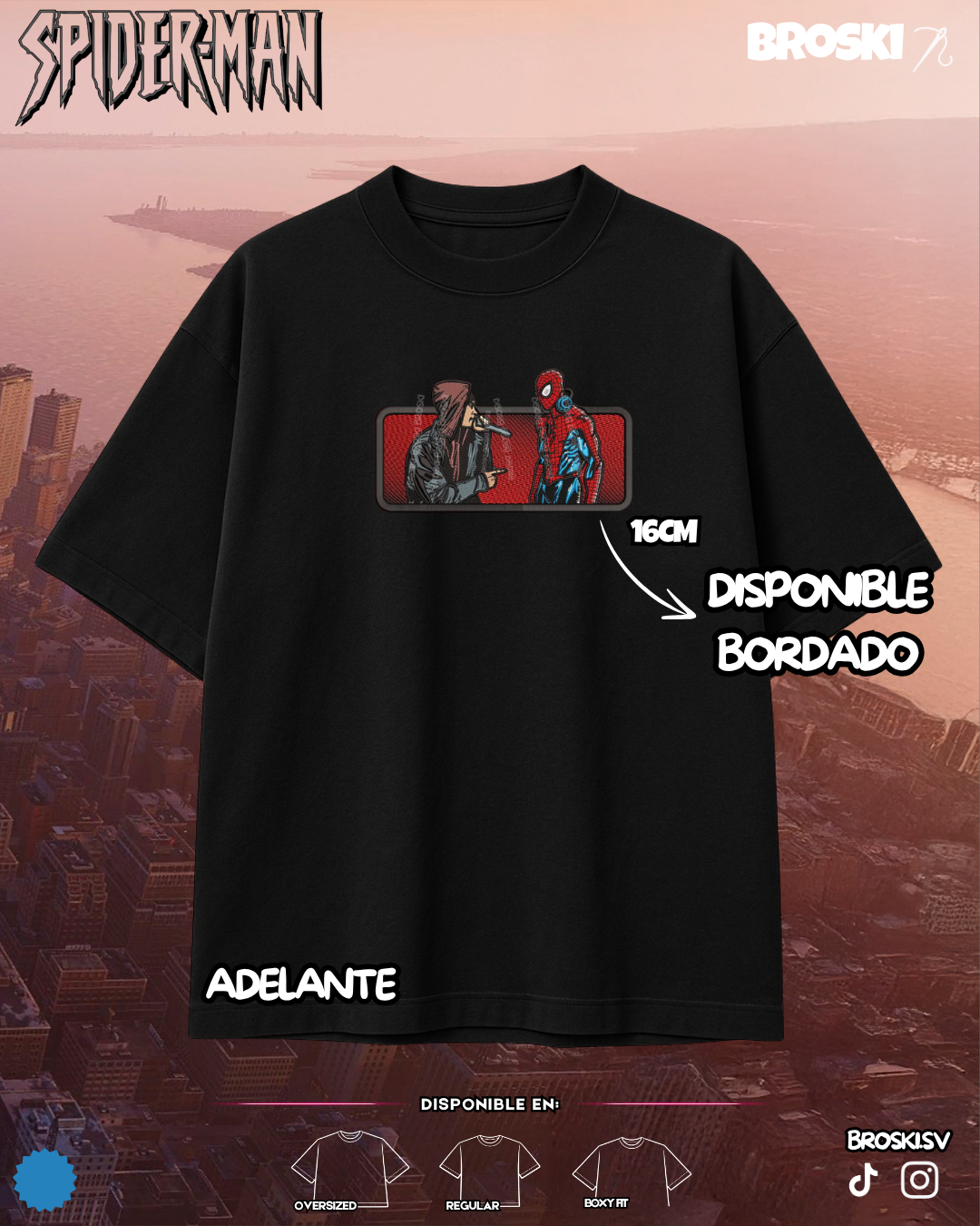 SPIDERMAN 1 BORDADO