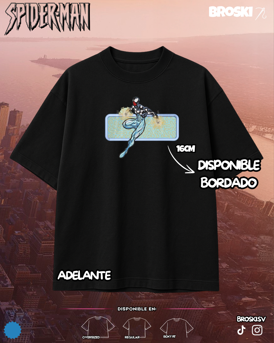 SPIDERMAN 1 BORDADO