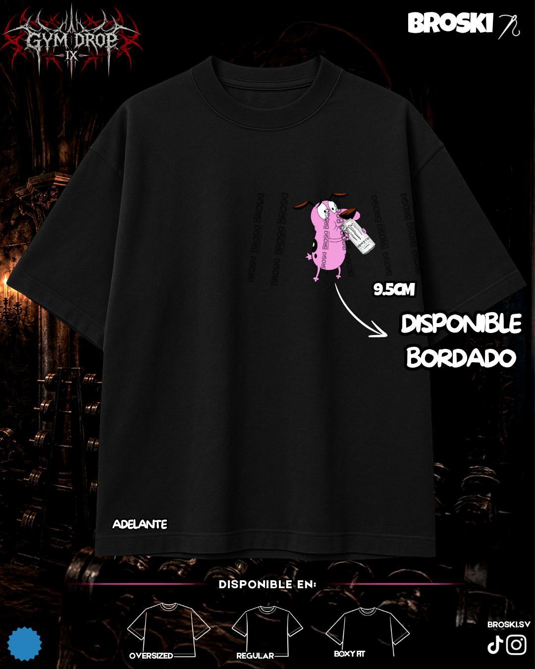 GYM DROP 9 BORDADO
