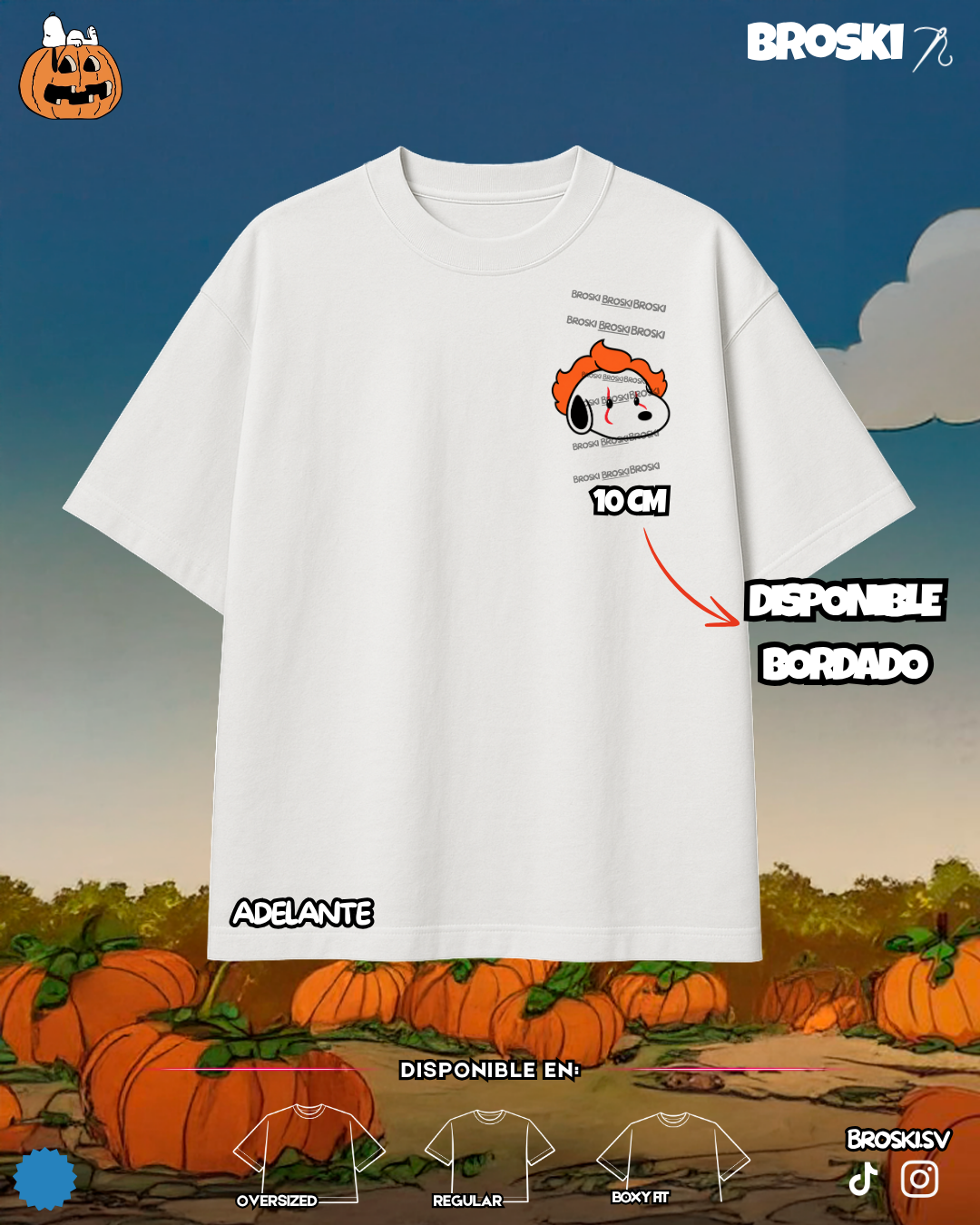 SNOOPY BORDADO