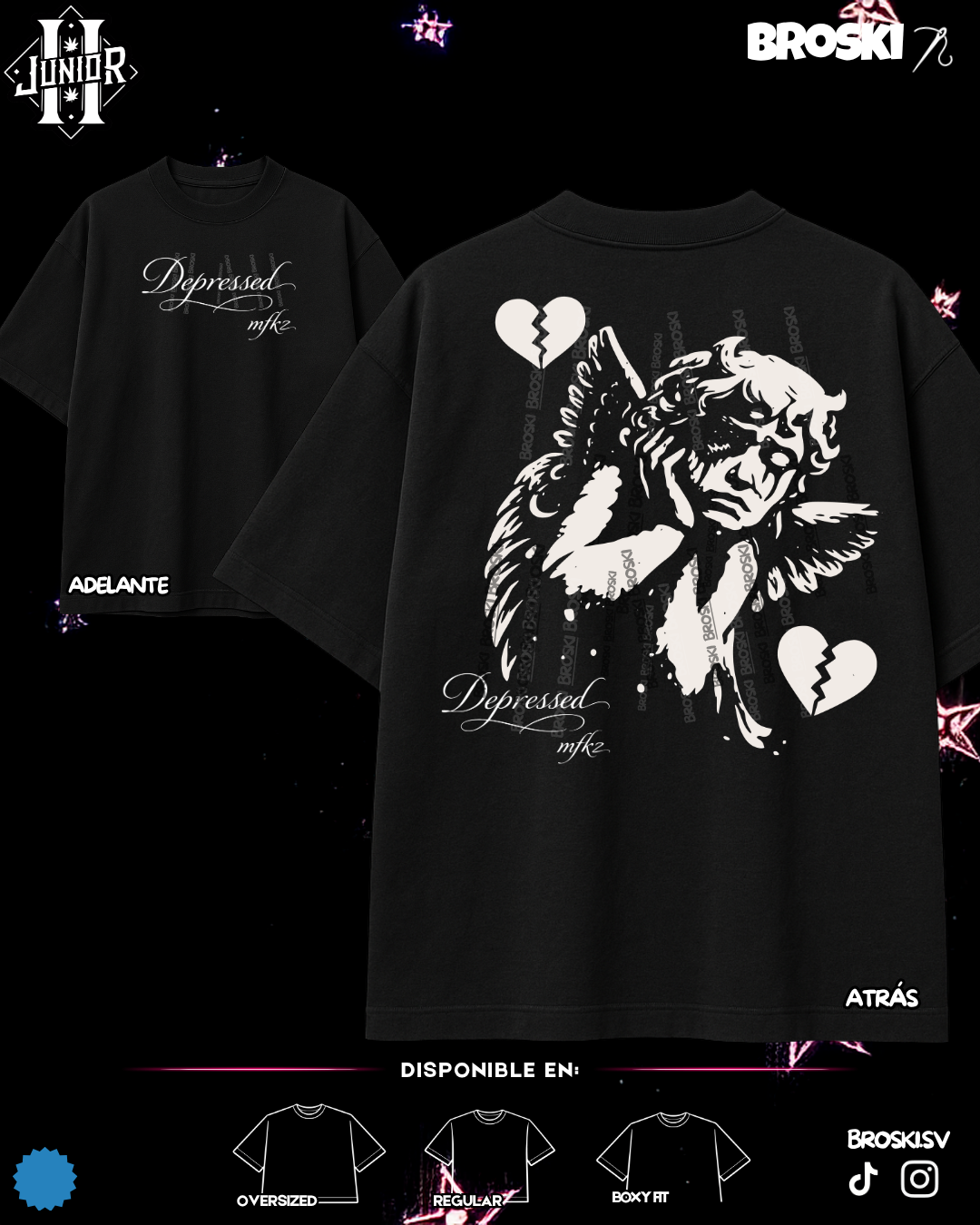 JUNIOR H DROP ESTAMPADO