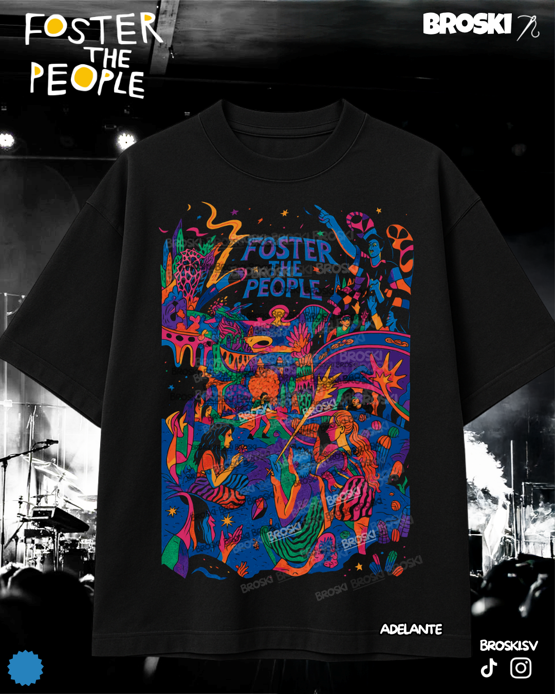 FOSTER THE PEOPLE ESTAMPADO