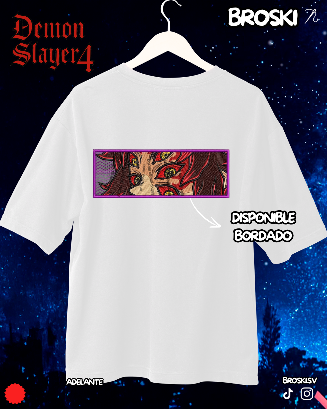 Demon Slayer  DROP BORDADO