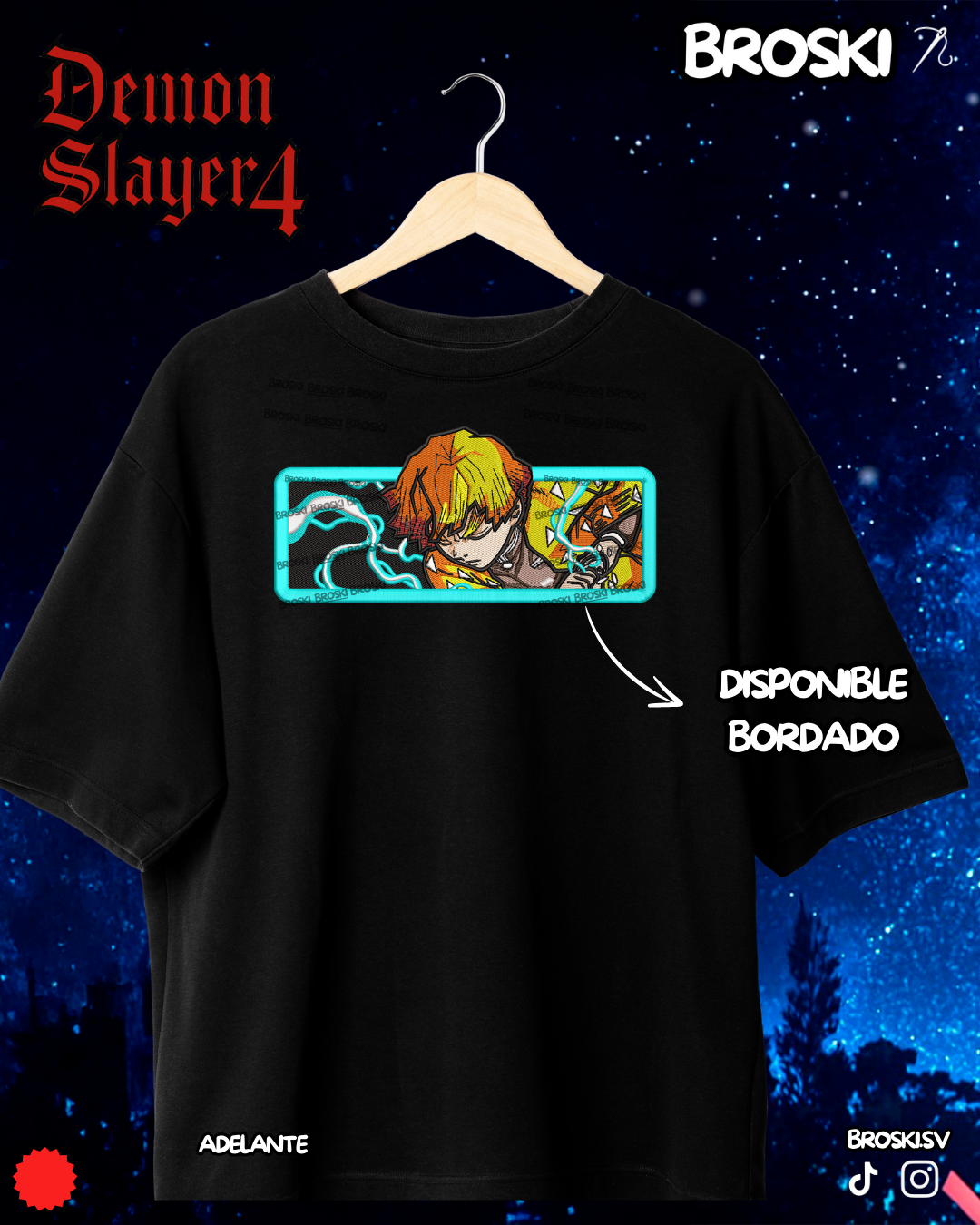 Demon Slayer bordado