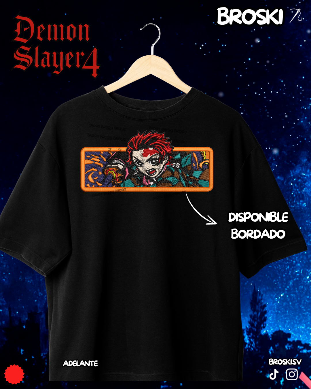 DEMON SLAYER DROP 4 BORDADO